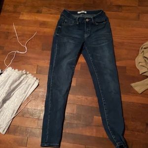 dark wash pants